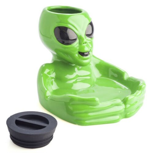 STASH JAR - 3D Alien Storage Jar & Ash Tray 16cm