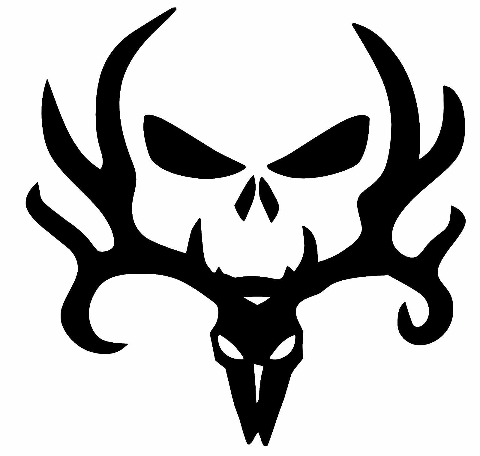 Deer Skull Decal
