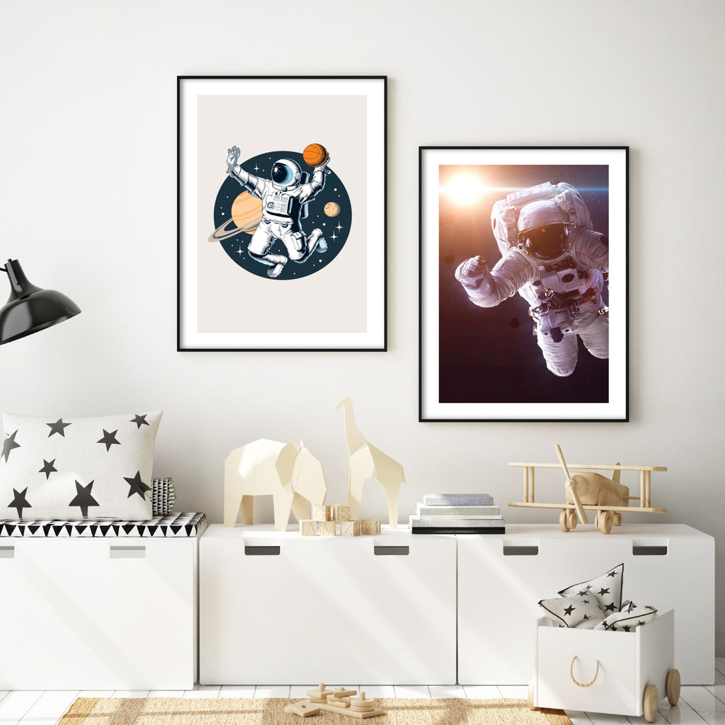 nasa inspired kids wall art