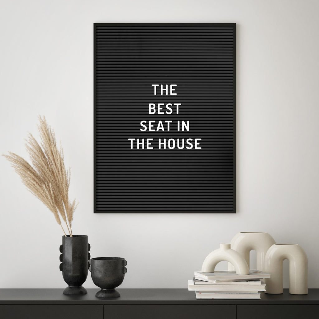 the best seat in the house wall art