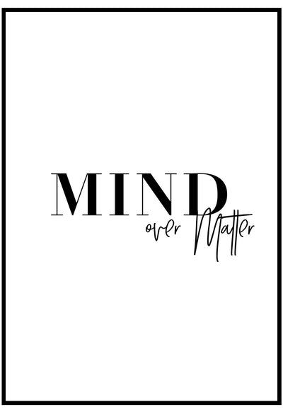 Mind Over Matter Wall Art