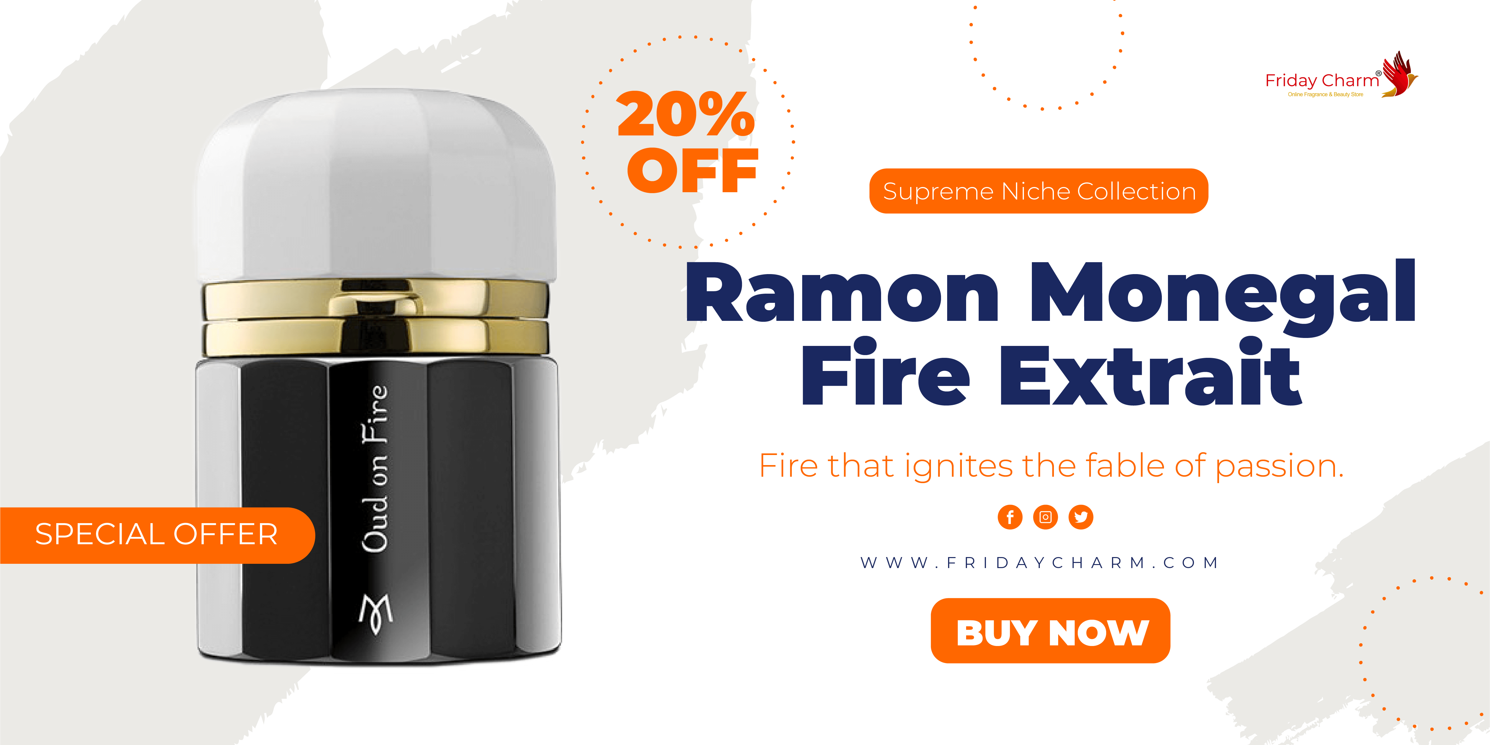Ramon Monegal Oud on Fire Extrait De Parfum 50ml