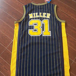 reggie miller yellow jersey