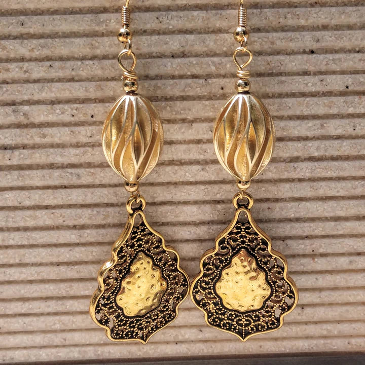 Gold Drop Earrings