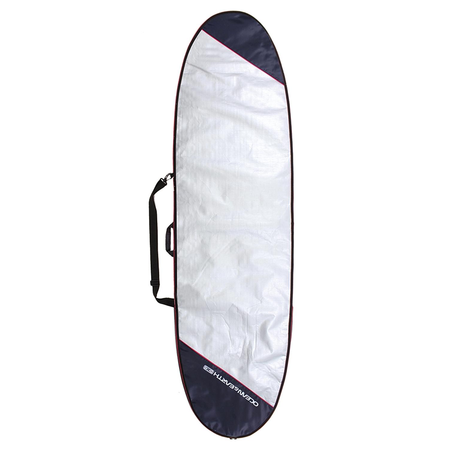 Photos - SUP & Surfing Accessories, etc Ocean And Earth 9'6 Barry Longboard Surfboard Bag Cover - Silver/Red