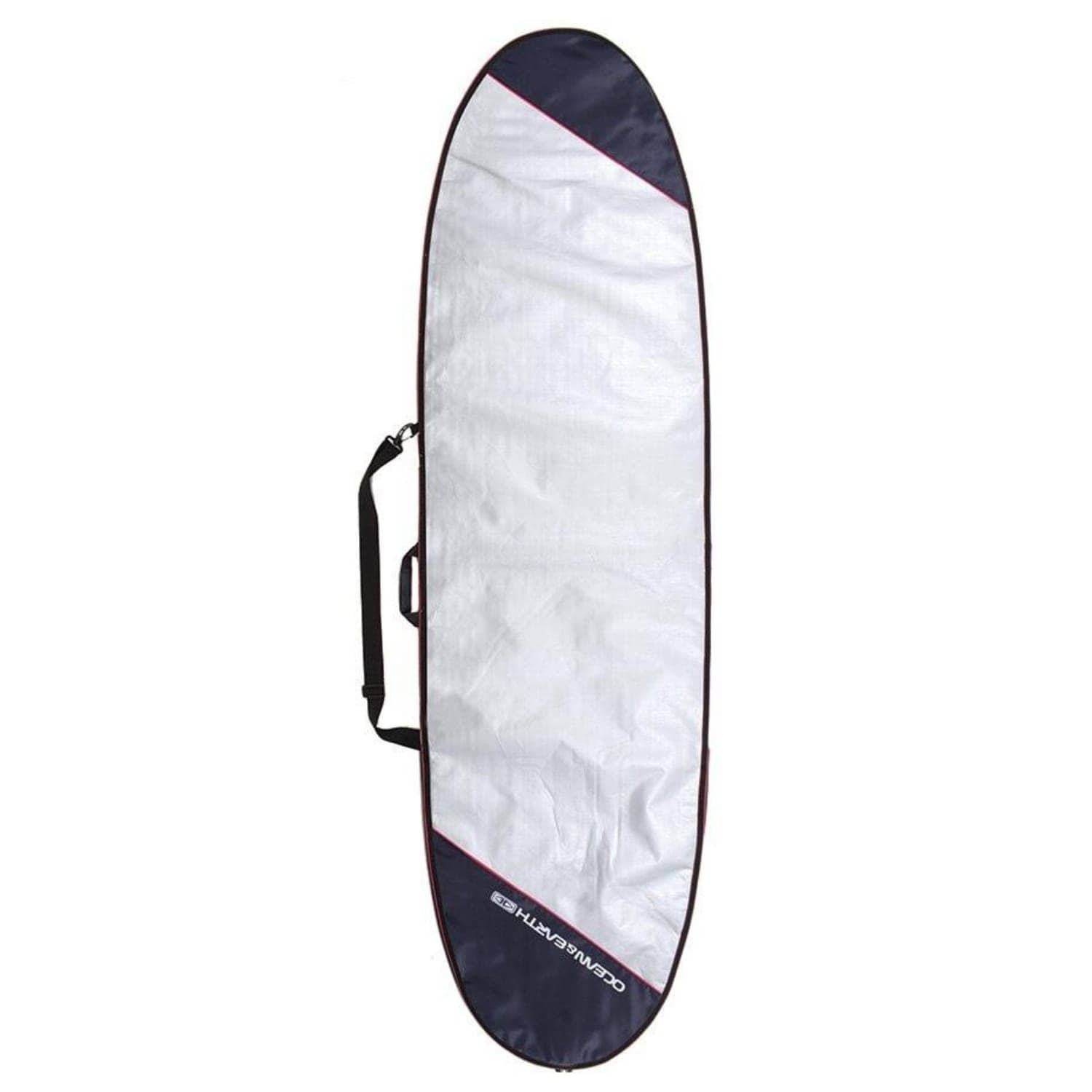 Photos - SUP & Surfing Accessories, etc Ocean and Earth 10'0 Barry Basic Longboard Cover Bag - Silver/Red