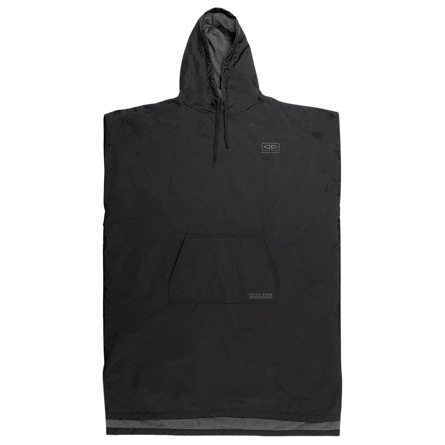 Photos - Towel Ocean and Earth Perfect Storm Hooded Poncho - Black