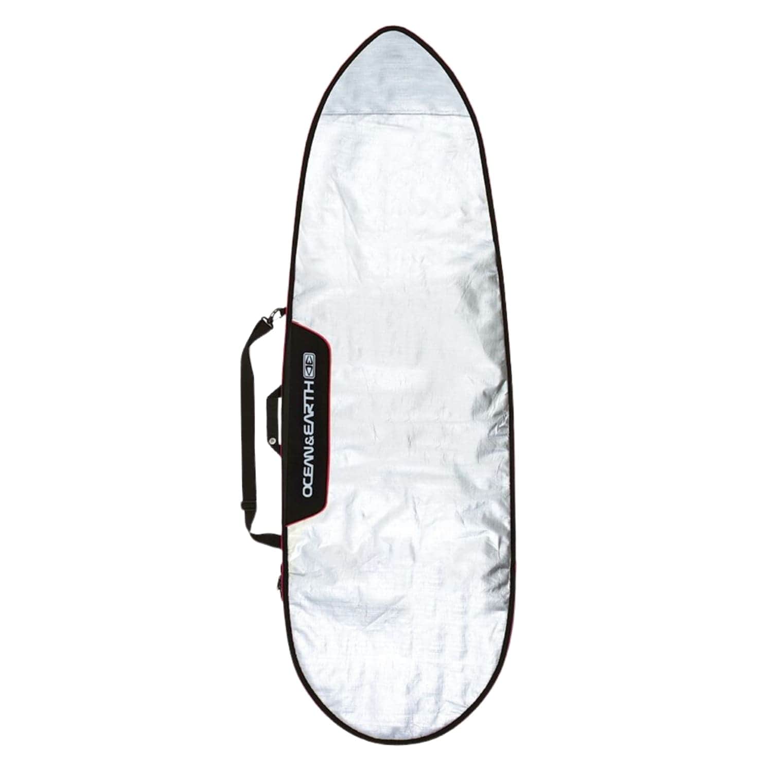 Photos - SUP & Surfing Accessories, etc Ocean and Earth 6'0 Barry Basic Fish Board Cover - Silver/Red