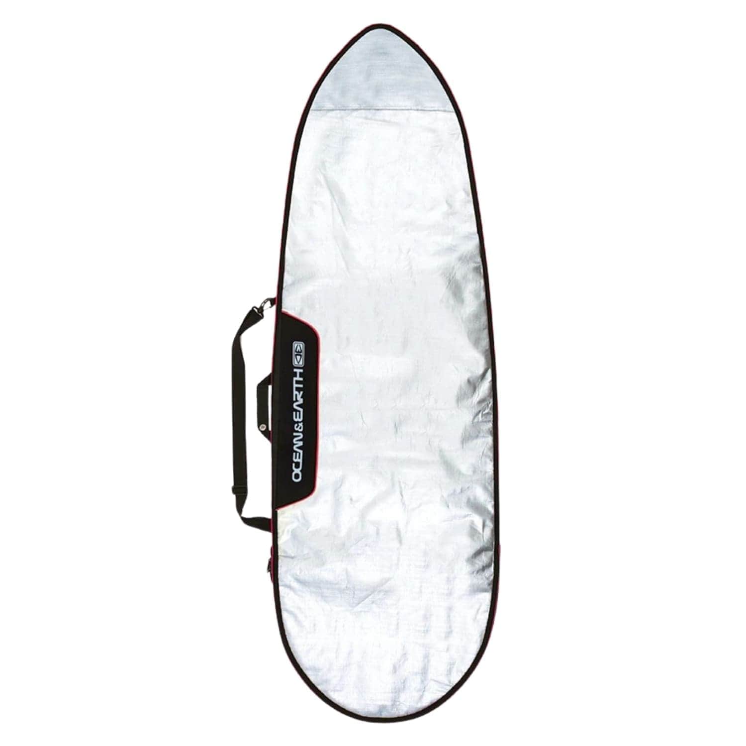 Photos - SUP & Surfing Accessories, etc Ocean and Earth 7'6 Barry Basic Fish/Longboard Surfboard Cover - Silv