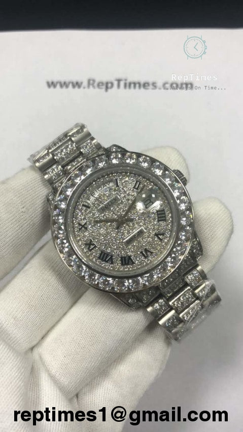 fake diamond rolex ebay