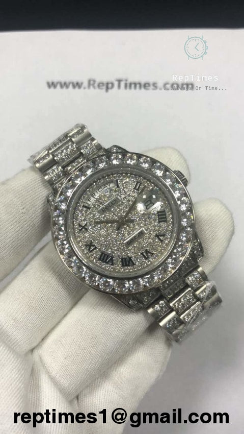 fake diamond watches mens