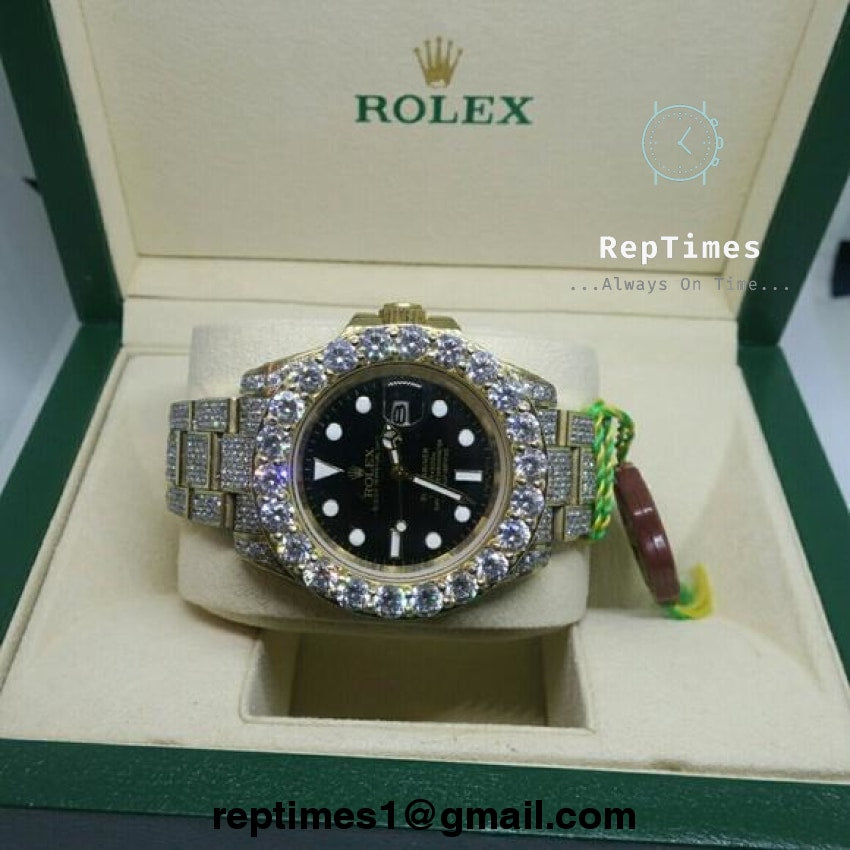 iced out submariner rolex