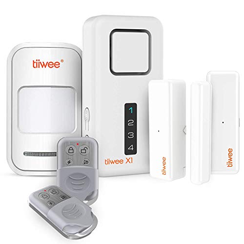 Tiiwee X3 kit Allarme Casa Senza Fili con Sirena da 120 dB, 2 Sensori 