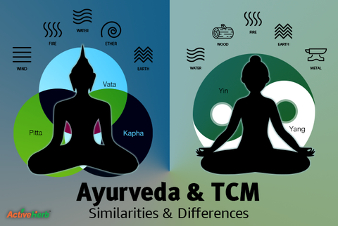Ayurveda vs Traditional Chinese Medicine  (TCM) Similarities and Differences