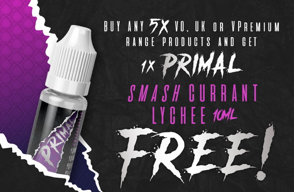 Free Primal 50/50 Eliquid Deal