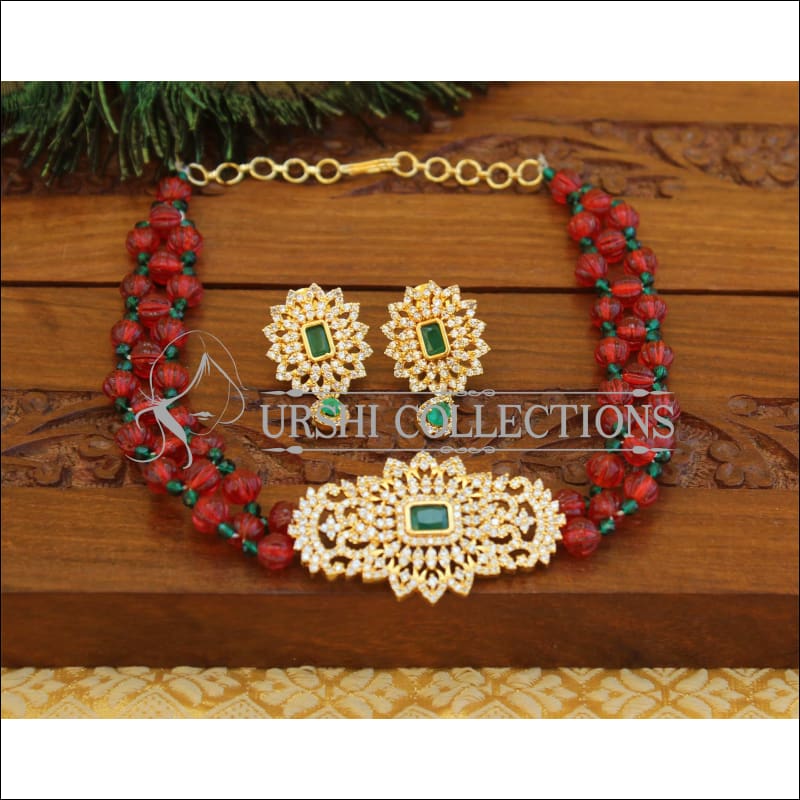 designer cz handmade necklace set m768 urshi collections 324