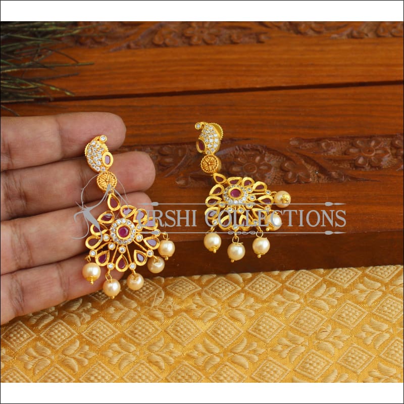 Mango Moonstone Capsa Drop Earring