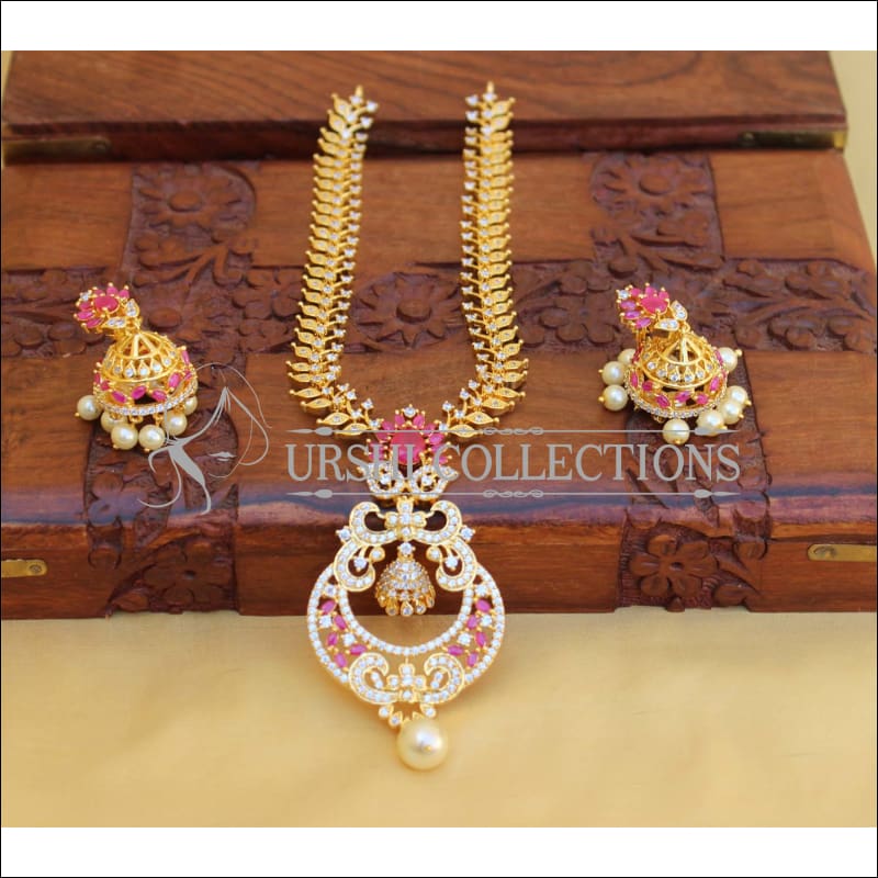 traditional south indian diamond necklace designs