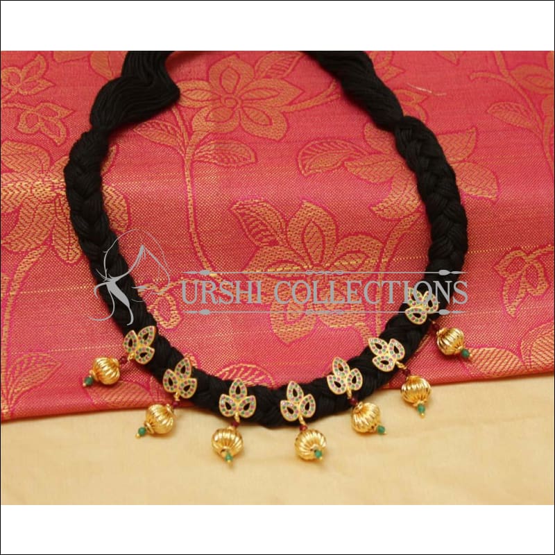 Black Thread Necklace