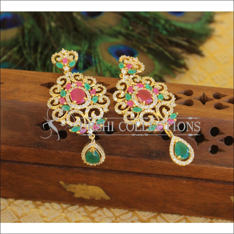 Buy Sterling Silver Plated Cubic Zirconia Stud Earrings from Next India