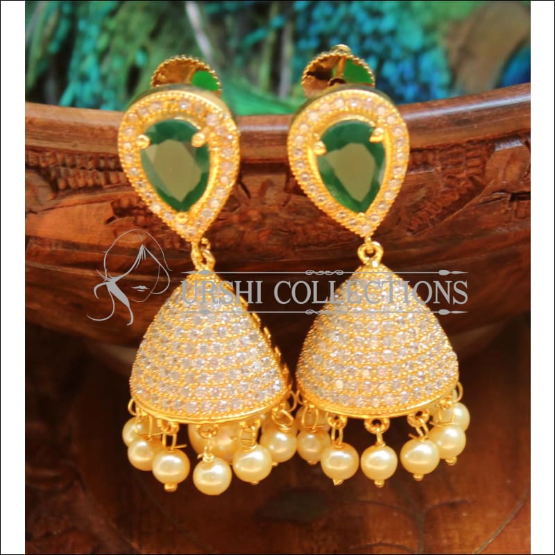 Buy Kairangi by Yellow Chimes Green Metal Butterfly Attached Dangle Drop  Earrings for Women and Girls - 8 cm Online at Best Prices in India -  JioMart.