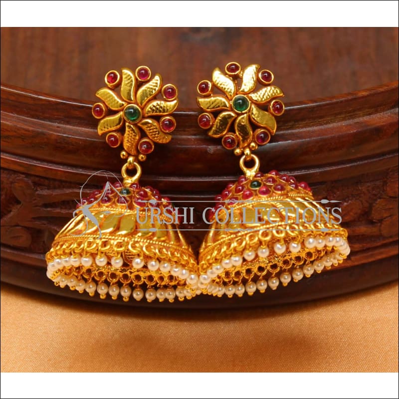 gold earrings with 5 grams and 1 1 0 - 22K Gold Indian Jewelry in USA