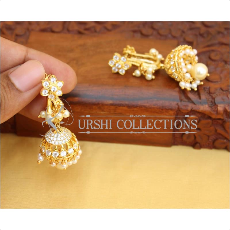 Gold Earrings at Rs 43200/pair | Gold Earrings in Coimbatore | ID:  6673455288