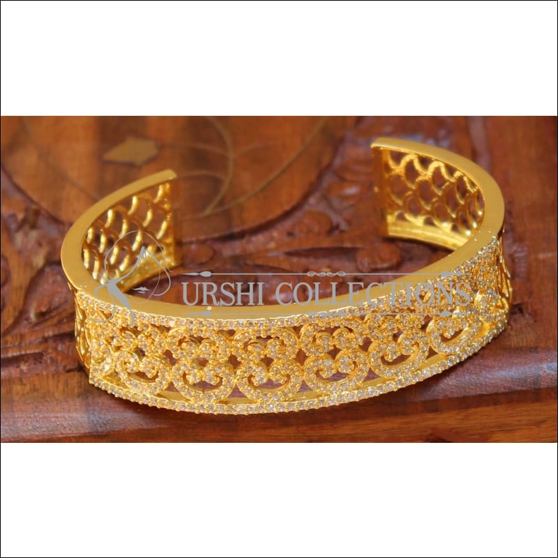 Gold Plated Designer 24k Openable Kada/Bangles For Women By Niscka
