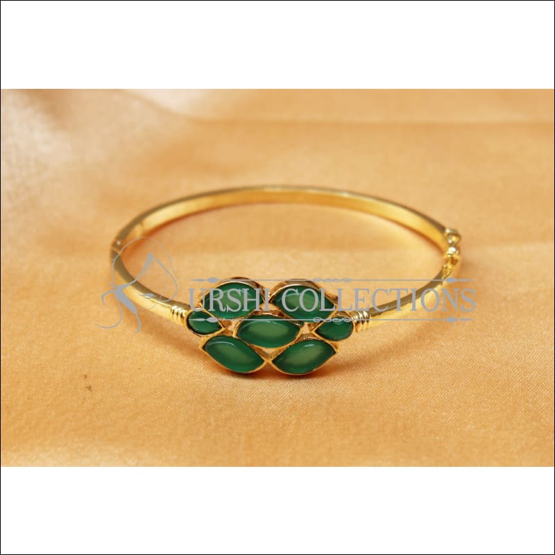 Buy Gold-Toned & Green Bracelets & Bangles for Women by Estele Online |  Ajio.com