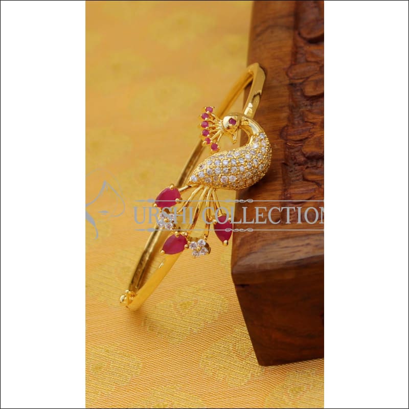 Mayuri Mehendi Peacock Diamond Bracelet for women under 65K - Candere by  Kalyan Jewellers