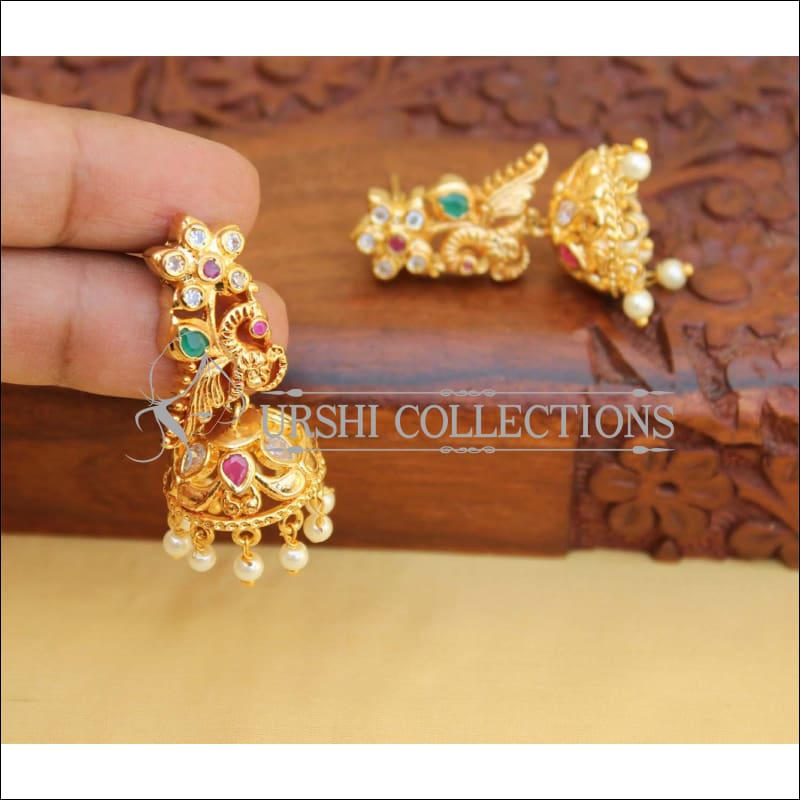 gold earrings design#,🥰🤗 Images • -babli (@bablijha) on ShareChat