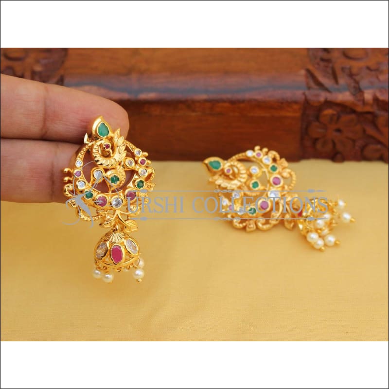 Buy Gold Jhumka Earrings | Gold Jhumka Earring Designs @ Best Prices