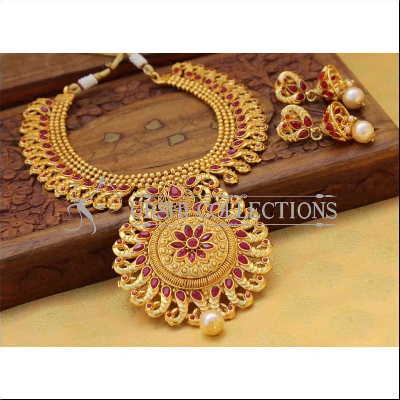 Gold necklace set designs for women online | Kalyan gold & diamonds