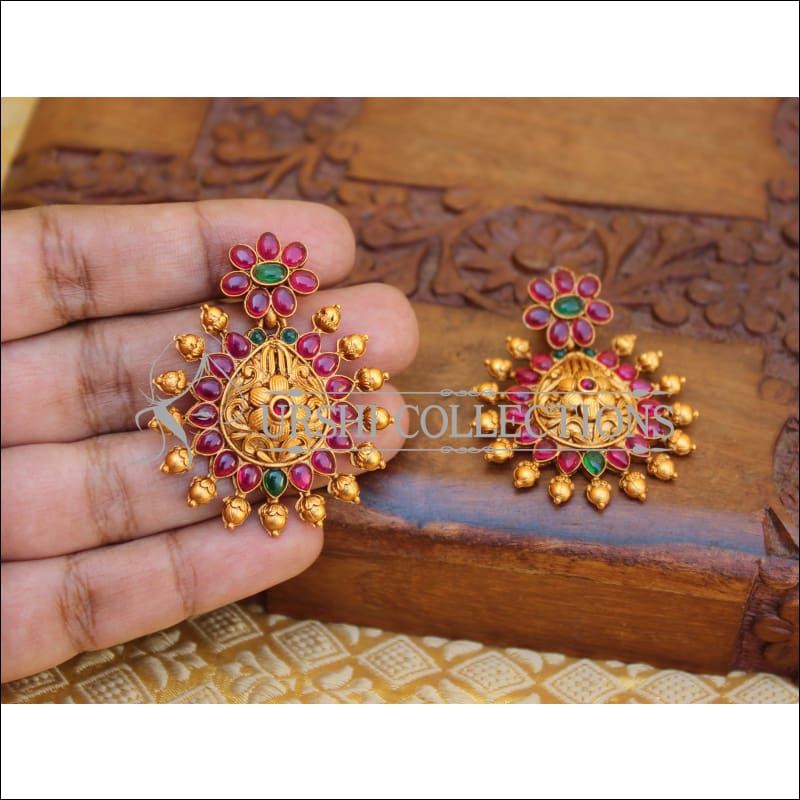 Buy Kalika Kempu Jadau Silver Jhumki Earrings | Paksha