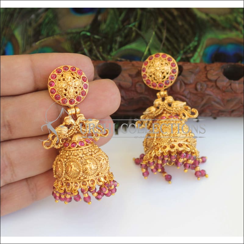 24 Carat Gold Plated Earring With Ring, Golden at Rs 994/pair in Mumbai |  ID: 21533580891