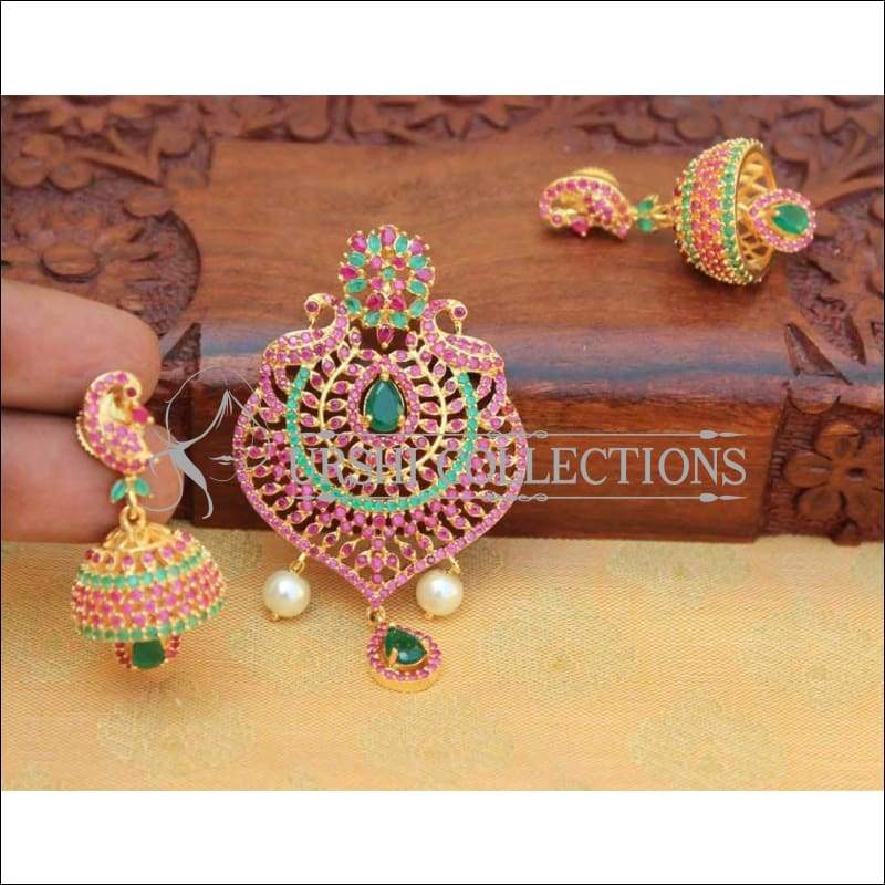 Nilu's Collection Gold Plated Brass Big Chandbali Jhumka Earrings for