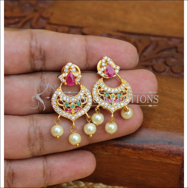 Buy One Gram Gold Plated Earrings Online | Parakkat Jewels