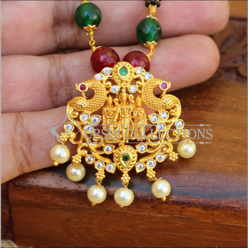 Gram Gold Ram Parivar Locket Ruby GL-LK0759-85, Ram Gold