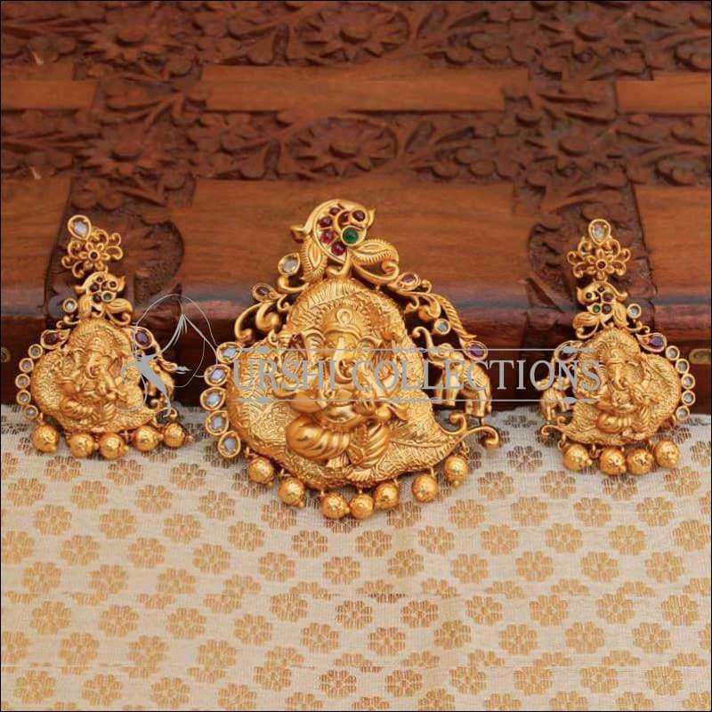 Buy Ganesha Earrings Online - MeerMankaa