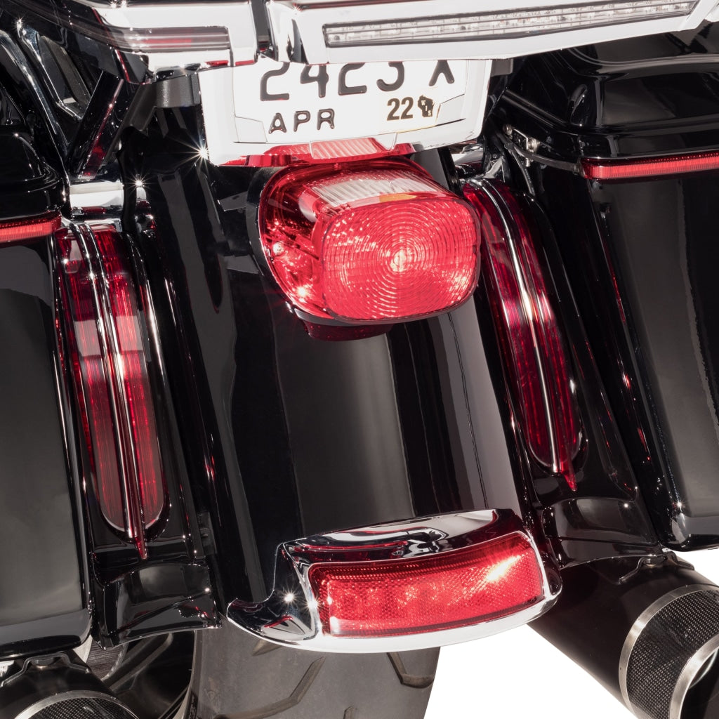 Filler Panel Lights for Ultra and Road King with all RED LEDs – Ciro