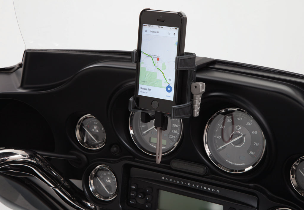 harley fairing cell phone mount