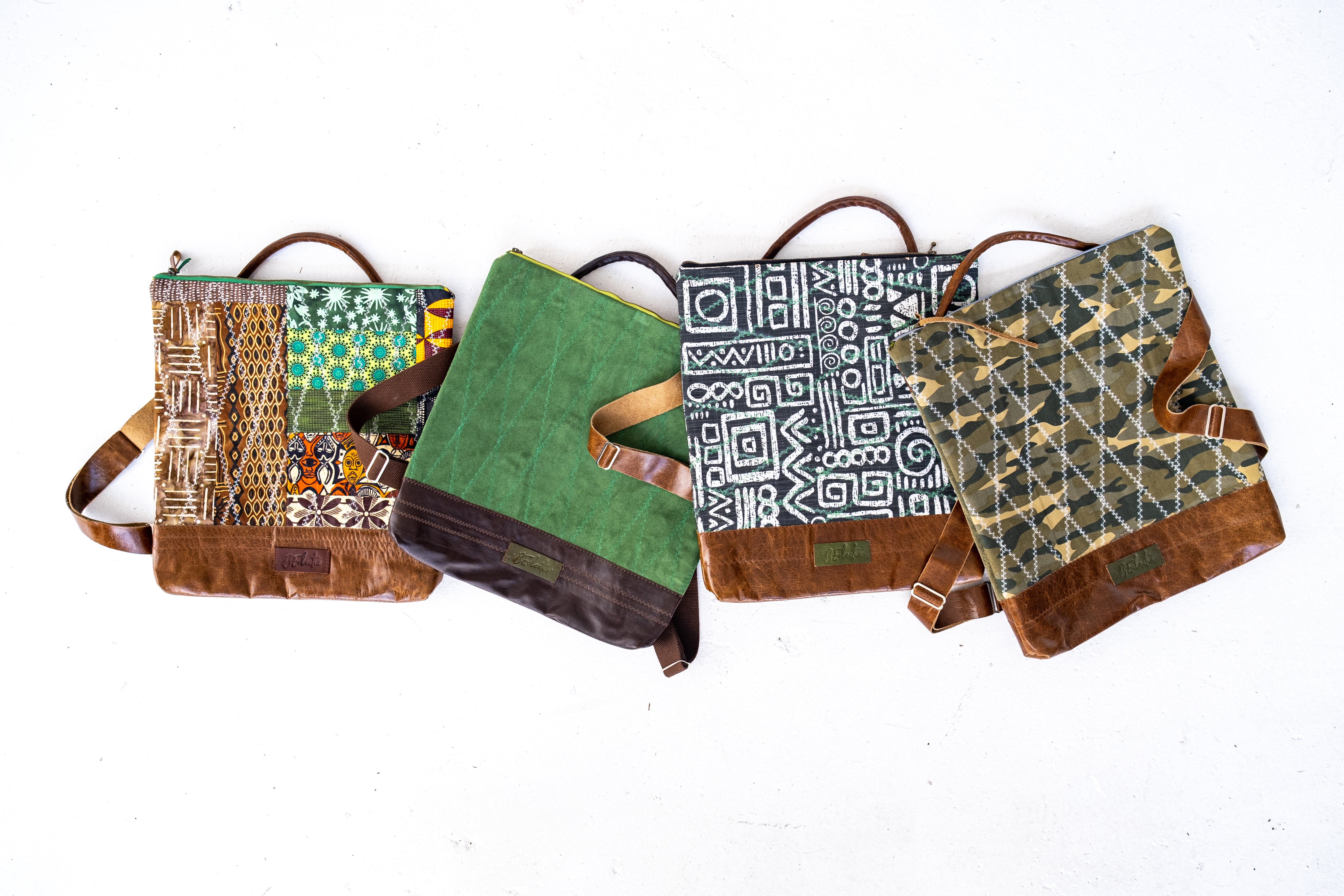 A Collection of B.Eclectic Artisan Handbags