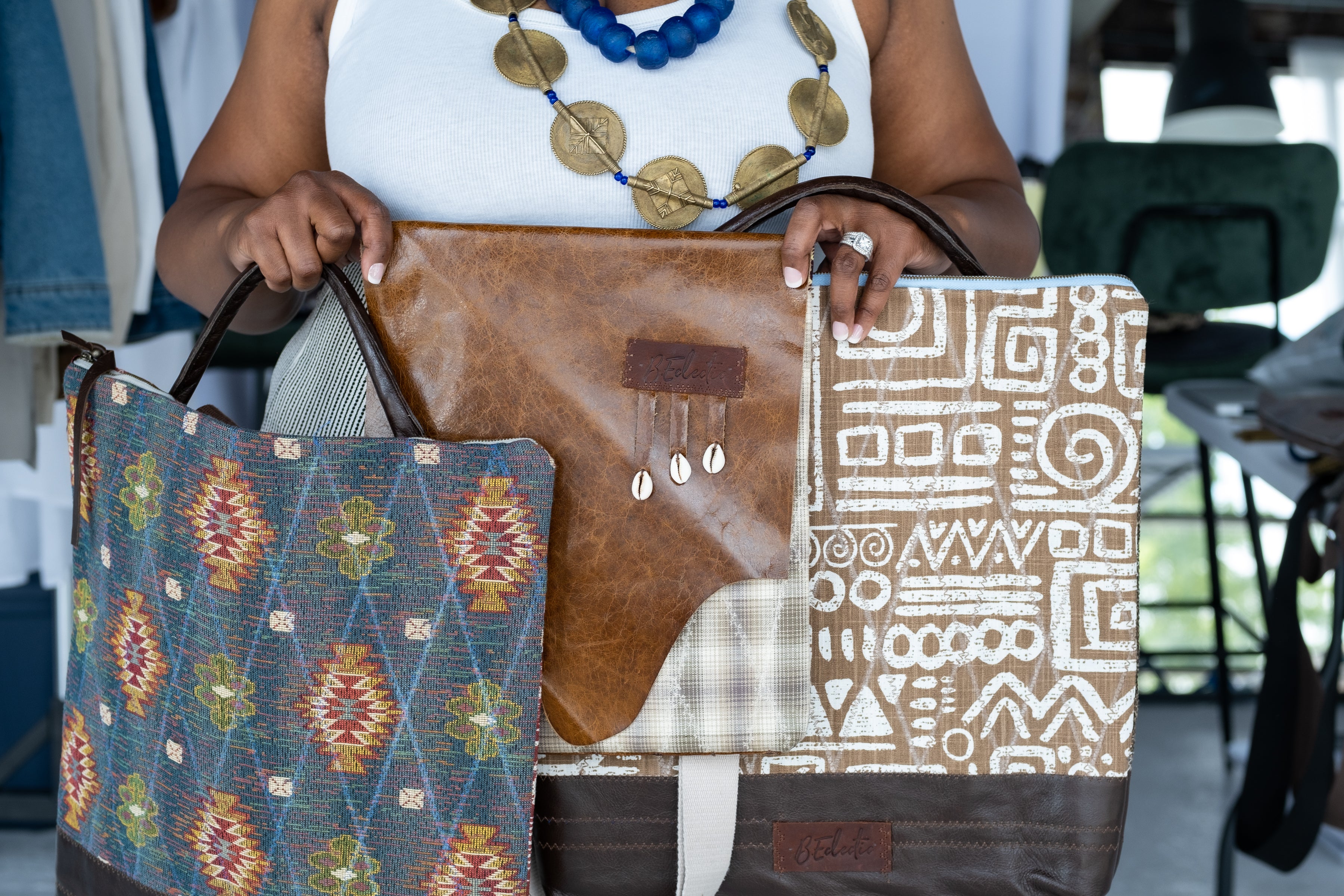 B.Eclectic Handcrafted Bags