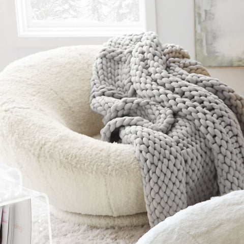 Pottery Barn Super Chunky Knit Throw