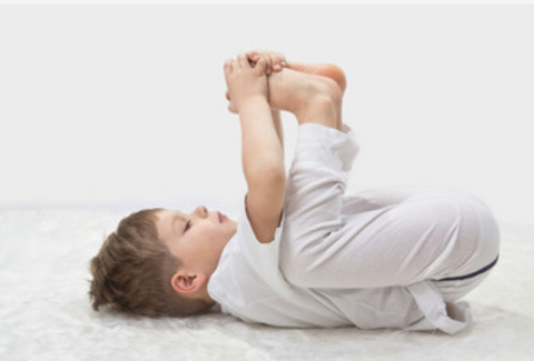 easy yoga poses for kids happy baby