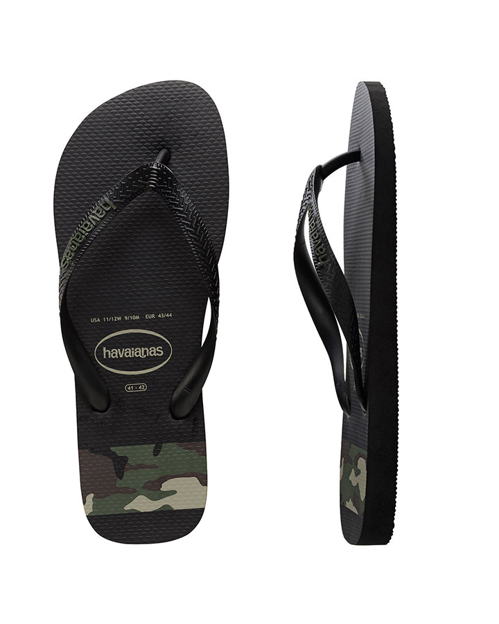 camo havaianas mens