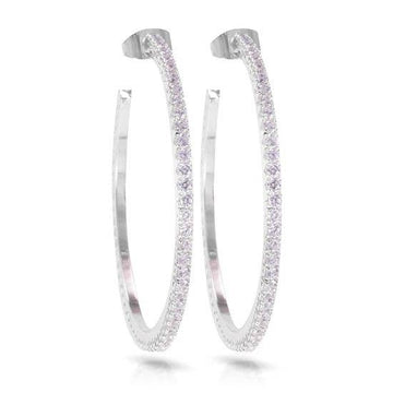 K248 Hoop Earring - Silver