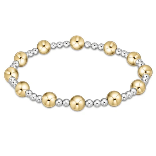 Enewton Classic Sincerity Pattern 6mm Bead Bracelet - Mixed Metal