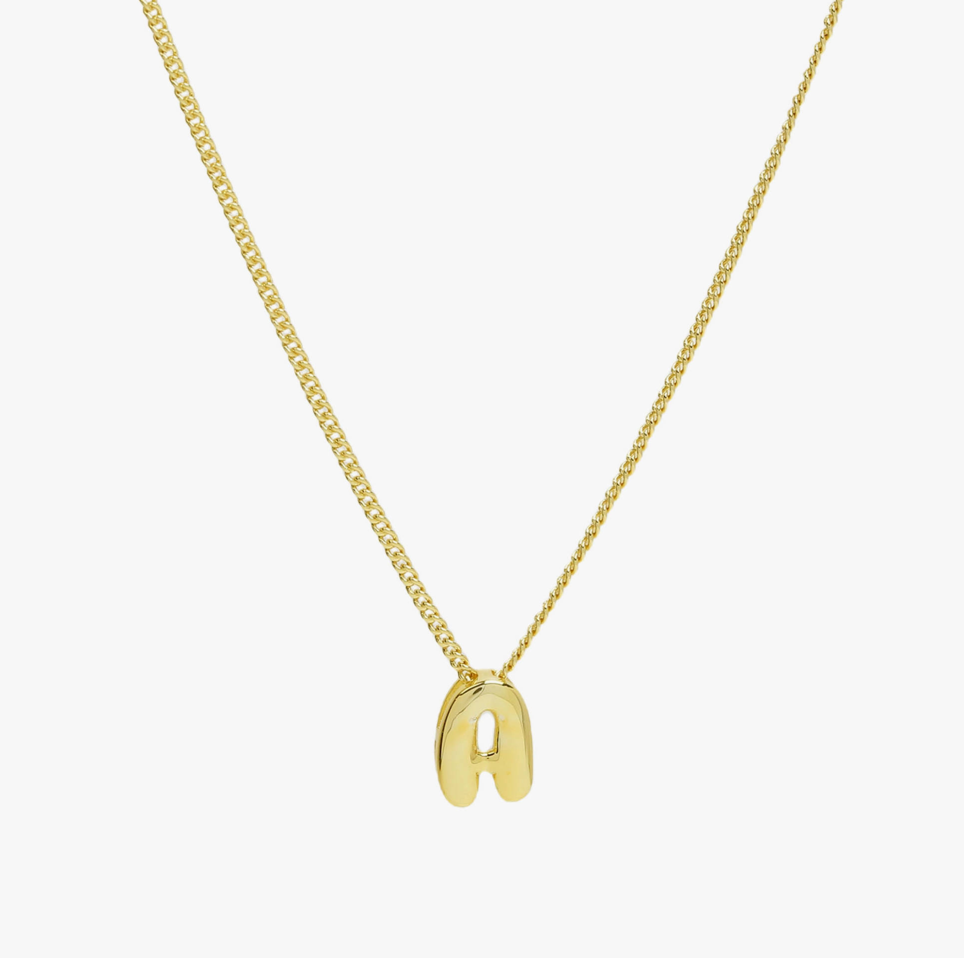 Custom Initial or Custom Name Slider Gold Filled Necklace