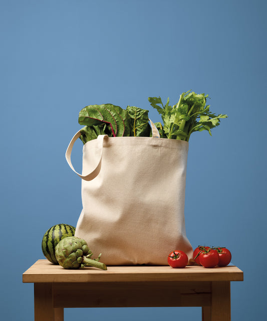 Canvas Tote Bag - With Side Panels & Pocket – Net Zero Co.